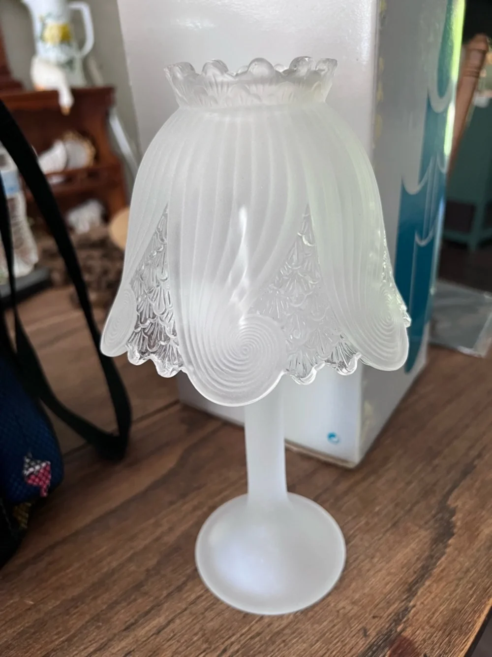 Vintage Partylite Frosted Fairy Lamp - Picture 2 of 4